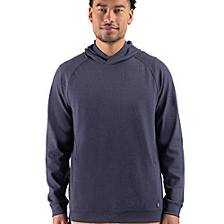 Cutter & Buck Drift Epic Versatility Recycled Textured Knit Mens Hooded Pullover