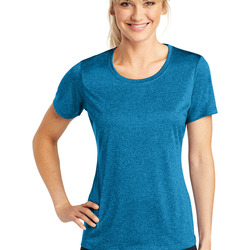 Sport Tek Ladies Heather Contender ™ Scoop Neck Tee