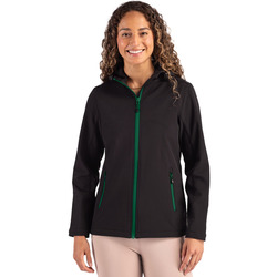 Clique Tempo Recycled Stretch Softshell Womens Full Zip Hooded Jacket