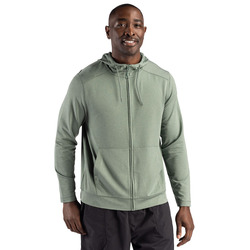 Clique Dash Recycled Mens Full Zip Hooded Sweatshirt