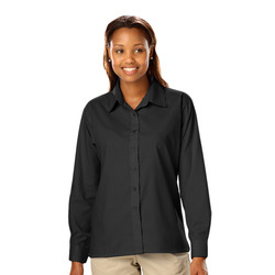 BL G LDY L/S LTWT POPLIN SHRT