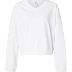 Women's French Terry V-Neck Sweatshirt