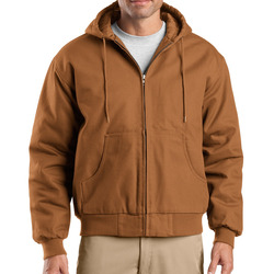 Cornerstone Tall Duck Cloth Hooded Work Jacket