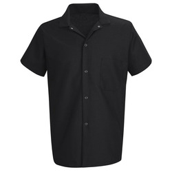 Poplin Cook Shirt with Gripper Closures