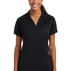 Sport Tek Ladies Micropique Sport Wick ® Piped Polo