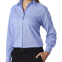 Van Heusen Ladies' Long-Sleeve Feather Stripe