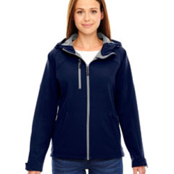 Ladies' Prospect Two-Layer Fleece Bonded Soft Shell Hooded Jacket