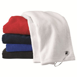 Velour Hemmed Towel with Grommet & Hook