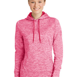 Sport Tek Ladies PosiCharge ® Electric Heather Fleece Hooded Pullover