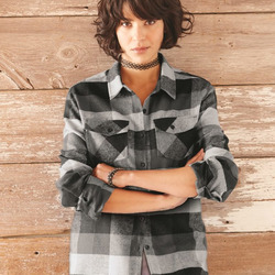 Women's Yarn-Dyed Flannel Shirt