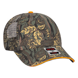 OTTO CAP Camouflage 6 Panel Low Profile Mesh Back Trucker Hat