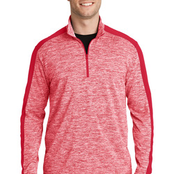 PosiCharge ® Electric Heather Colorblock 1/4 Zip Pullover