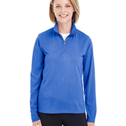 Ladies' Cool & Dry Heathered Performance Quarter-Zip