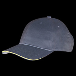 100% Washed Cotton Unstructured Sandwich Cap