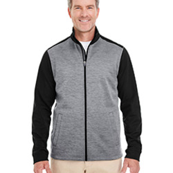 Men's Newbury Colorblock Mélange Fleece Full-Zip