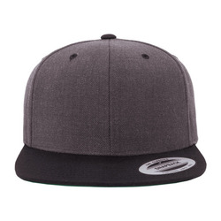 Adult 6-Panel Structured Flat Visor Classic Two-Tone Snapback