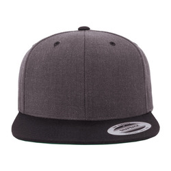 Adult Flat Visor Classic Two-Tone Snapback Cap