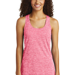 Ladies PosiCharge Electric Heather Racerback Tank