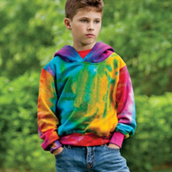 Youth Classic Fleece Tie-Dyed Hooded Sweatshirt