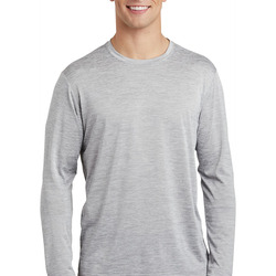  PosiCharge Long Sleeve Electric Heather Tee