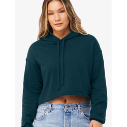 Women's Crop Fleece Hoodie Sweatshirt