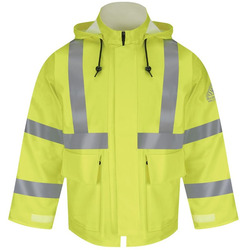 Men's Hi-Visibility Flame-Resistant Rain Jacket
