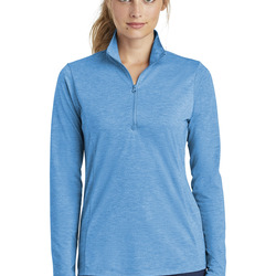 Ladies PosiCharge ® Tri Blend Wicking 1/4 Zip Pullover