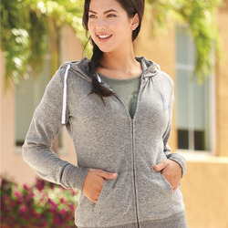 Women’s Cozy Jersey Hooded Full-Zip