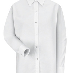 Women's Long Sleeve Specialized Pocketless Poplin Work Shirt