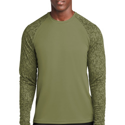 Long Sleeve Digi Camo Tee Sublimatable