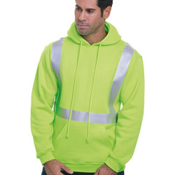 USA-Made Hi-Visibility Hooded Sweatshirt