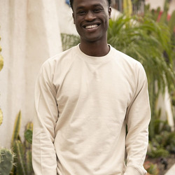 Unisex Icon Lightweight Loopback Terry Crewneck Sweatshirt