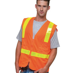 Unisex USA-Made ANSI Solid Surveyor's Vest Class 2