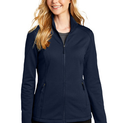 Ladies Grid Fleece Jacket