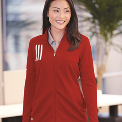 Women's 3-Stripe Double Knit Full-Zip
