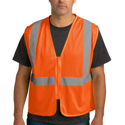 Ansi 107 Class 2 Economy Mesh Zippered Vest