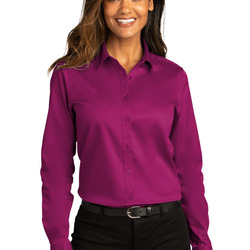 Ladies Long Sleeve SuperPro React Twill Shirt