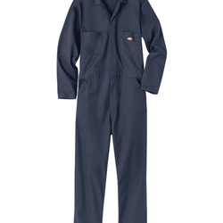 Basic Blended Long Sleeve Coverall