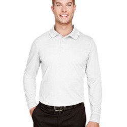 CrownLux Performance® Tall Plaited Long Sleeve Polo