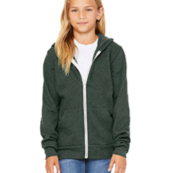 Youth Sponge Fleece Full-Zip Hooded Sweatshirt