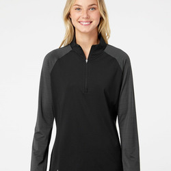 Women's Stripe Block Quarter-Zip Pullover