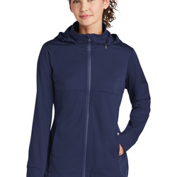 Ladies Hooded Soft Shell Jacket