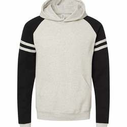 Nublend® Varsity Colorblocked Raglan Hooded Sweatshirt