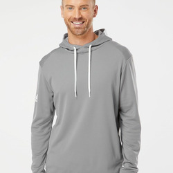 Men's Textured Mixed Media Midweight Hooded Sweatshirt