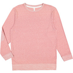 Adult Harborside Melange French Terry Crewneck with Elbow Patches