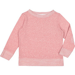 Toddler Harborside Melange French Terry Crewneck with Elbow Patches