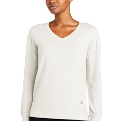 Ladies Luuma Flex Long Sleeve V Neck