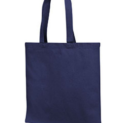 12 oz., Cotton Canvas Tote Bag With Self Fabric Handles