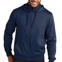 Smooth Fleece Hooded Jacket