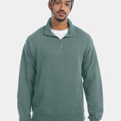 Unisex Garment-Dyed Quarter-Zip Sweatshirt